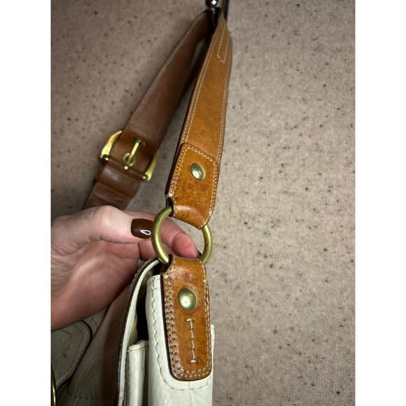 Vintage Coach SoHo Buckle Bag Cream Brown Y2K - Picture 4 of 16